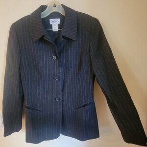 Pizzico, made in Italy, Pinstripe Womens Skirt Suit SIze 12